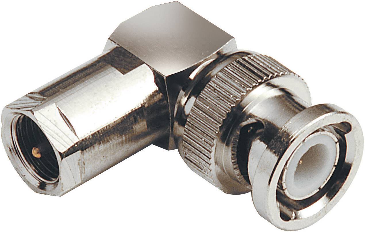 Pièce de connexion métallique filetée avec mécanisme d'emboîtement, potentiellement destinée aux connexions électroniques ou câblées.