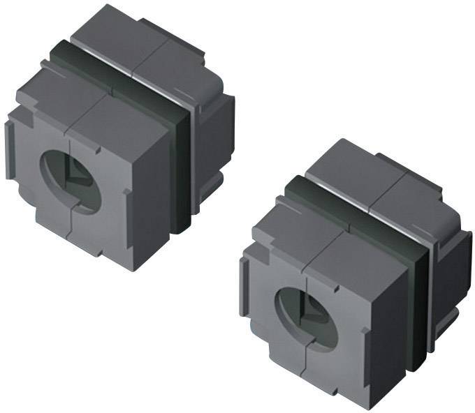 Passe-fils Rittal 2400.930 Ø max. des bornes 9 mm Polyamide noir 10 pc(s)