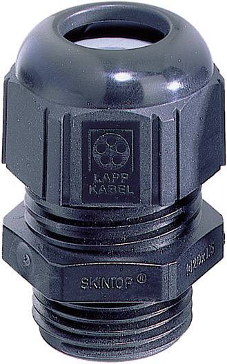 Un presse-étoupe noir avec le texte 'LAPP KABEL' et 'SKINTOP'.