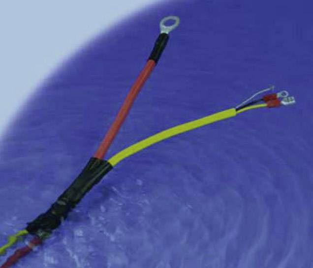 Gaine thermorétractable avec colle 3:1 DSG Canusa 6110120953 noir Ø intérieur nominal (avant réduction): 12 mm Marchandise vendue