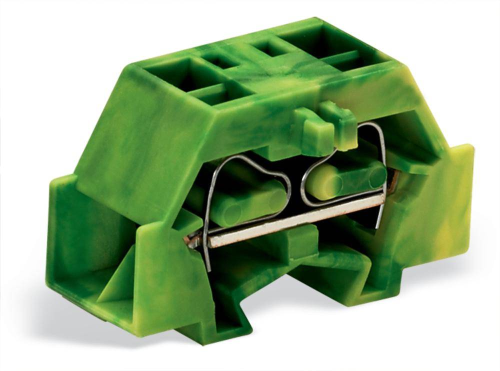 Borne d'extrémité WAGO 261-337 10 mm ressort de traction Affectation: terre vert, jaune 200 pc(s)