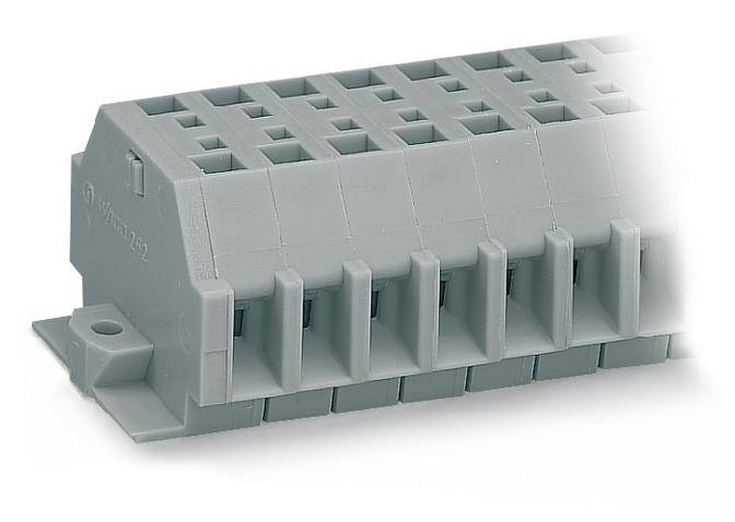 Bornier WAGO 262-104 7 mm ressort de traction Affectation: L gris 100 pc(s)