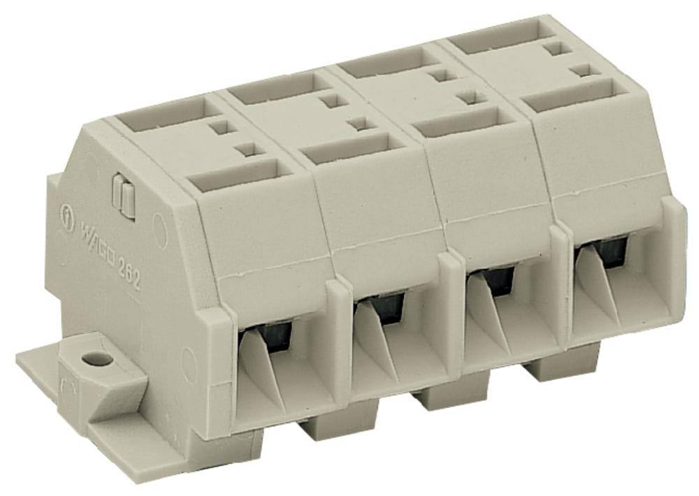 Bornier WAGO 262-234 12 mm ressort de traction Affectation: L gris 100 pc(s)