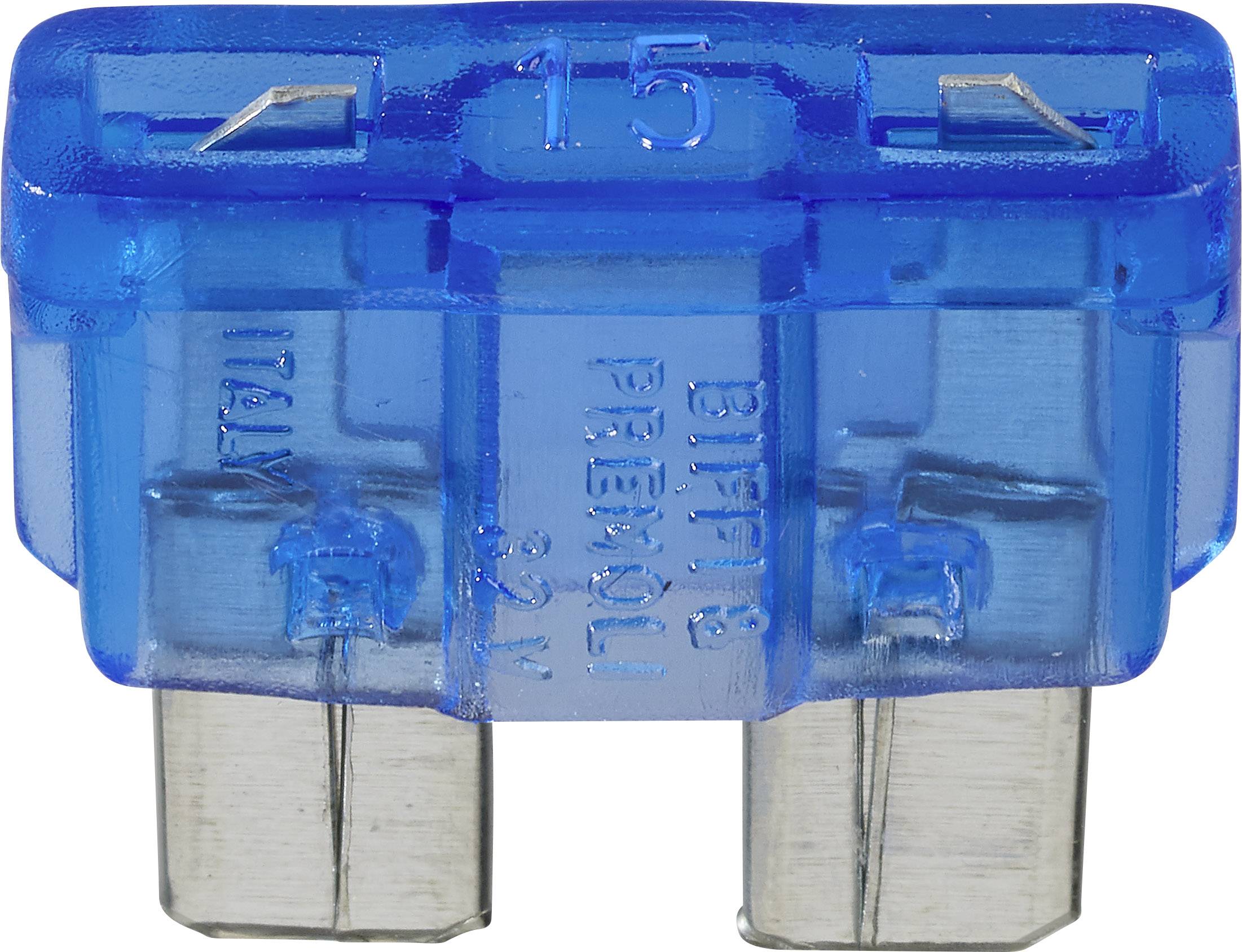 Fusible plat standard 15 A ESKA 340129 340.129 bleu