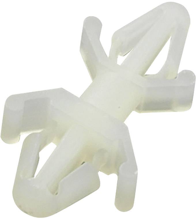 Ancrage en plastique à plusieurs bras de fixation, utilisé pour une fixation sécurisée dans les projets de construction et de montage.