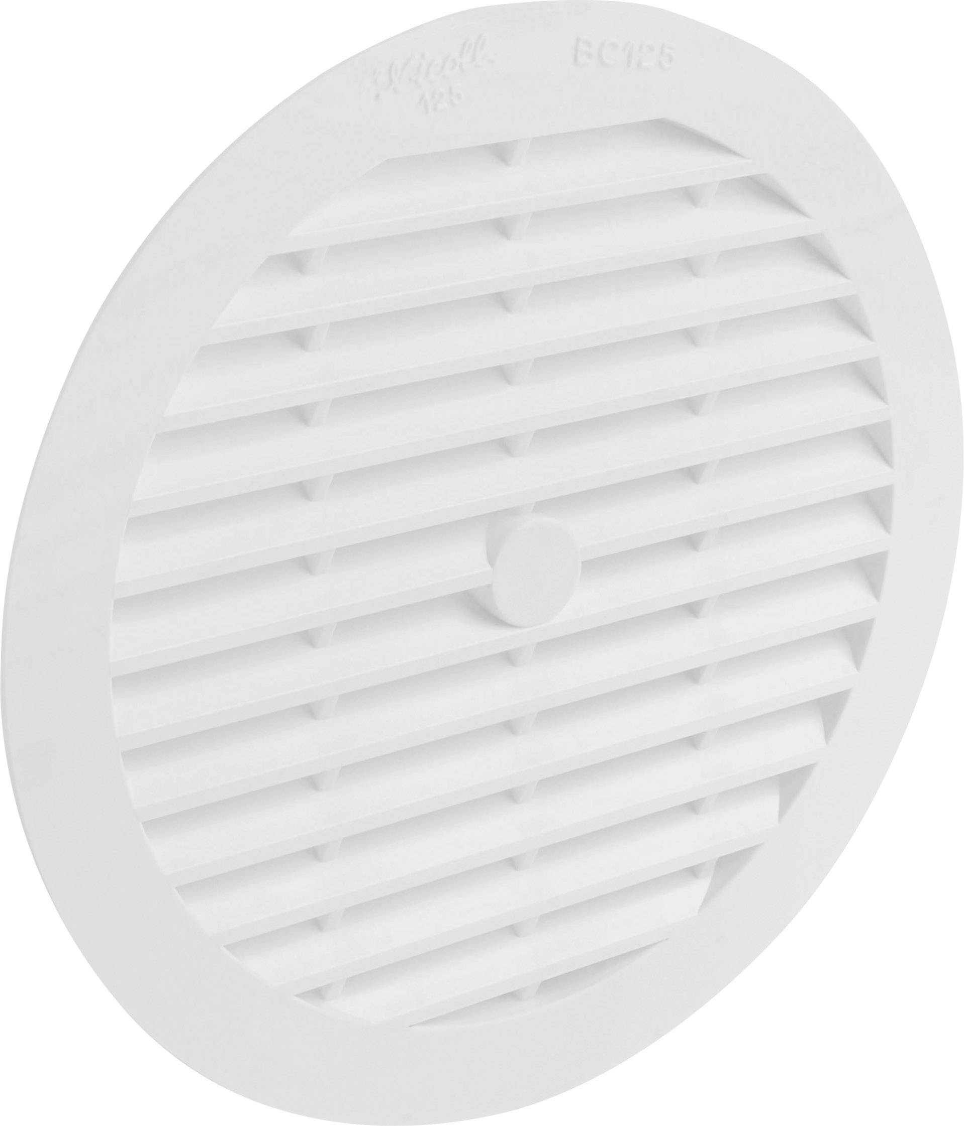 Wallair N32921 Grille d'aération plastique Convient pour Ø de tube: 12.5 cm