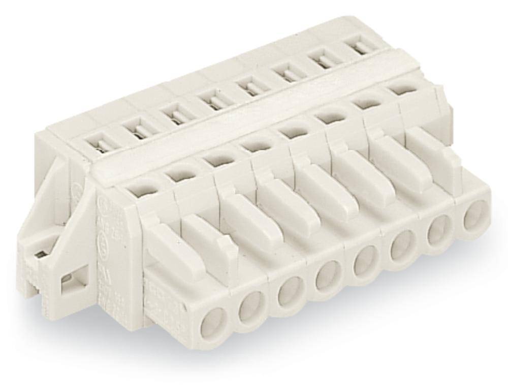 Boîtier femelle pour câble série 721 WAGO 721-109/027-000 Nbr total de pôles 9 Pas: 5 mm 25 pc(s)