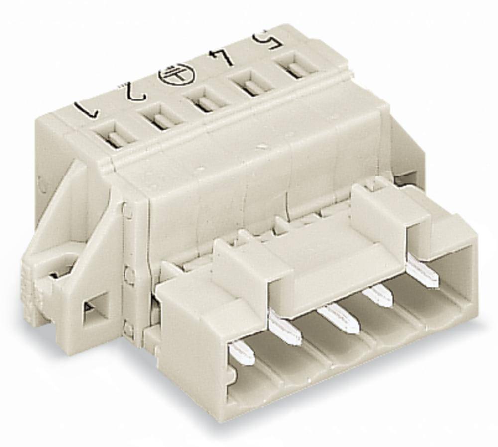 Barrette mâle (standard) série 2060 WAGO 721-614/019-000/035-000 Nbr total de pôles 14 Pas: 5 mm 25 pc(s)