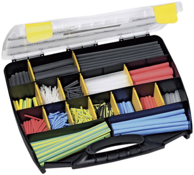 HellermannTyton 380-03002 Gaine thermorétractable sans colle multicolore Taux de retreint:3:1 975 parties