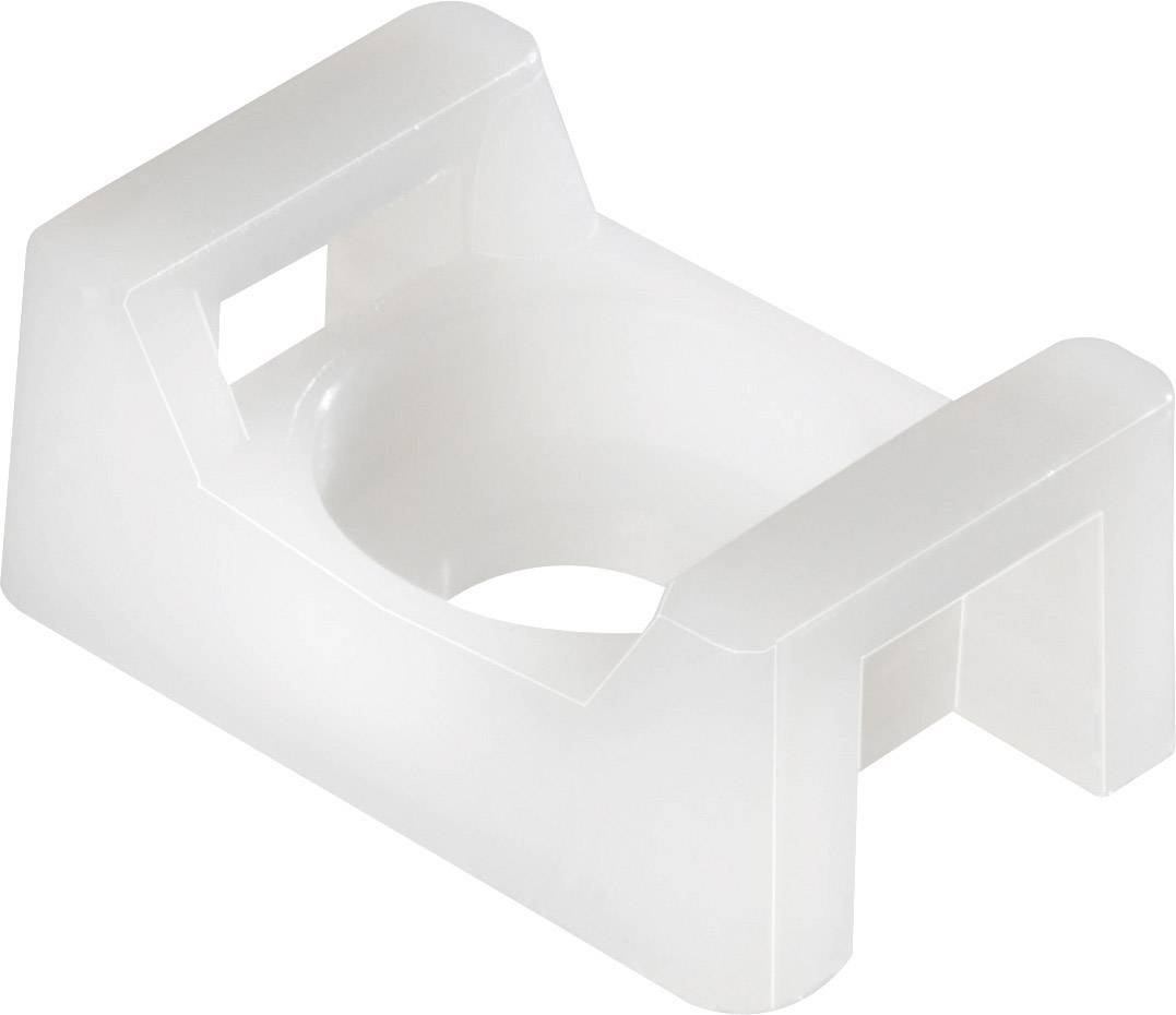 Panduit TM3S8-C Embase de fixation vissable TM3S8-C Plage de Ø du faisceau 15 mm (max) naturel