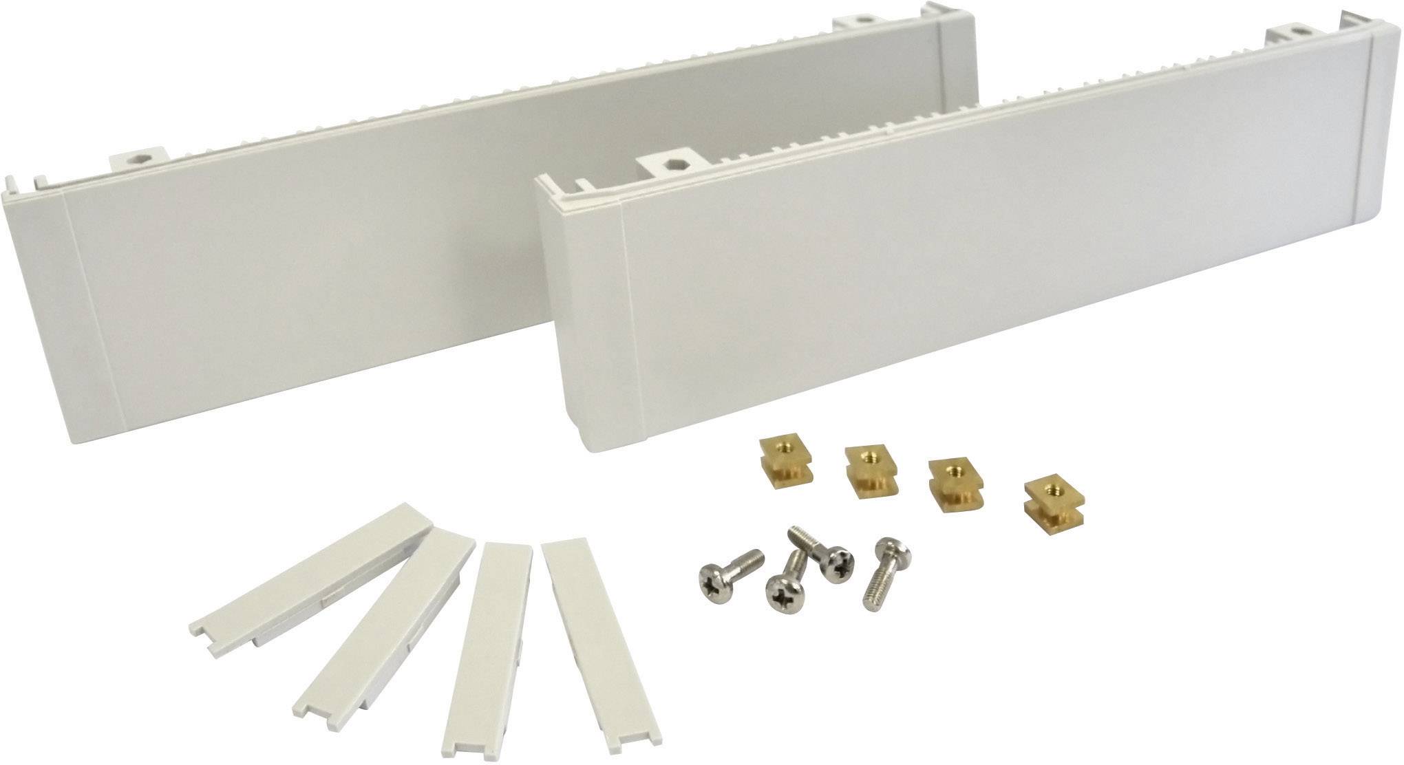 Deux goulottes de câbles blanches, avec vis, clips de fixation et couvercles fournis. Idéales pour un câblage simple et ordonné.