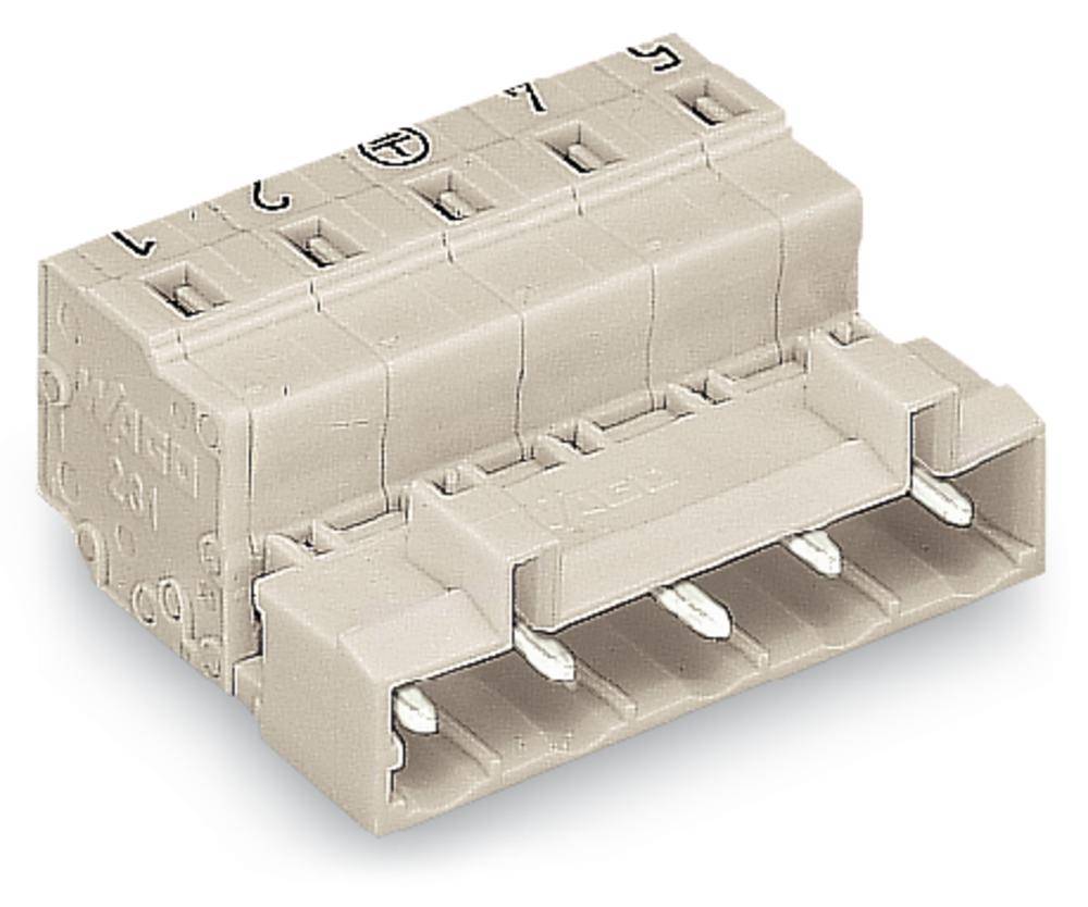 Barrette mâle (standard) série 2080 WAGO 723-607 Nbr total de pôles 7 Pas: 7.50 mm 50 pc(s)