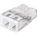 Borne de raccordement WAGO 2273-202-100 flexible: - rigide: 0.5-2.5 mm² Nombre de pôles: 2 transparent, blanc 100 pc(s) Borne de raccordement WAGO 2273-202-100 flexible: - rigide: 0.5-2.5 mm² Nombre de pôles: 2 transparent, blanc 100 pc(s)