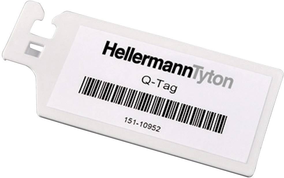 HellermannTyton 151-10952 QT7040S Marqueur de câble Surface de marquage: 70 x 42 mm blanc