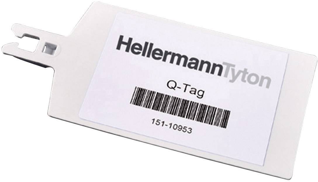 HellermannTyton 151-10950 QT7016R Marqueur de câble Surface de marquage: 70 x 18 mm blanc