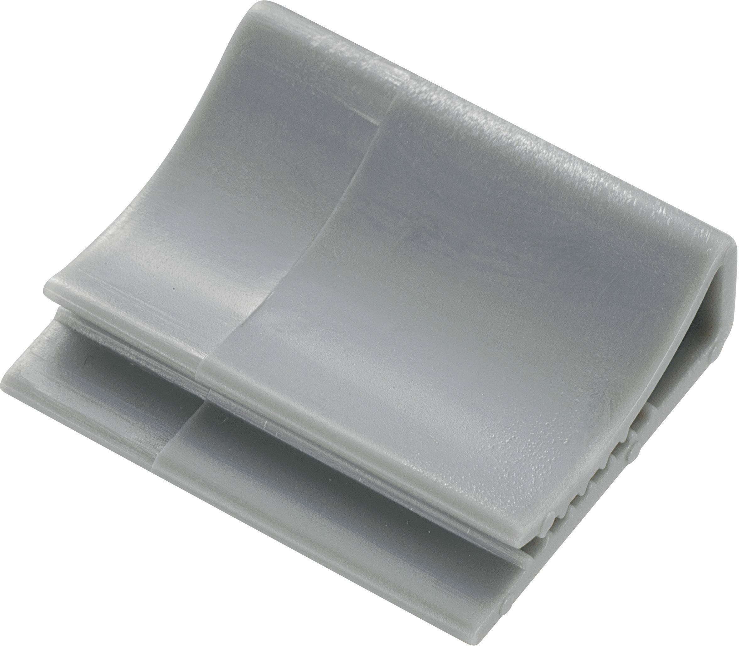 Embase de fixation TRU COMPONENTS FCC-30 1572139 gris clair