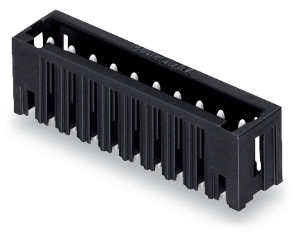 Barrette mâle (standard) série 2140 WAGO 734-239/105-604 Nbr total de pôles 9 Pas: 3.81 mm 100 pc(s)