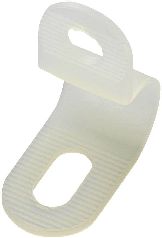 KSS PC-0406 Bride de montage vissable 543545 Plage de Ø du faisceau 6.40 mm (max) blanc