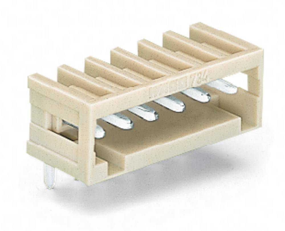 Barrette mâle (standard) série 2140 WAGO 734-166 Nbr total de pôles 5 Pas: 3.50 mm 100 pc(s)