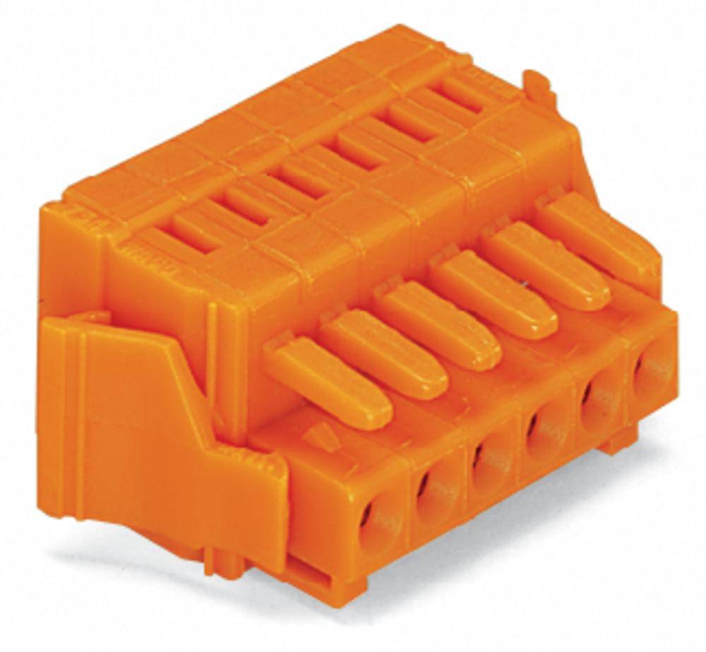 Boîtier femelle pour câble série 734 WAGO 734-208/037-000 Nbr total de pôles 8 Pas: 3.81 mm 50 pc(s)