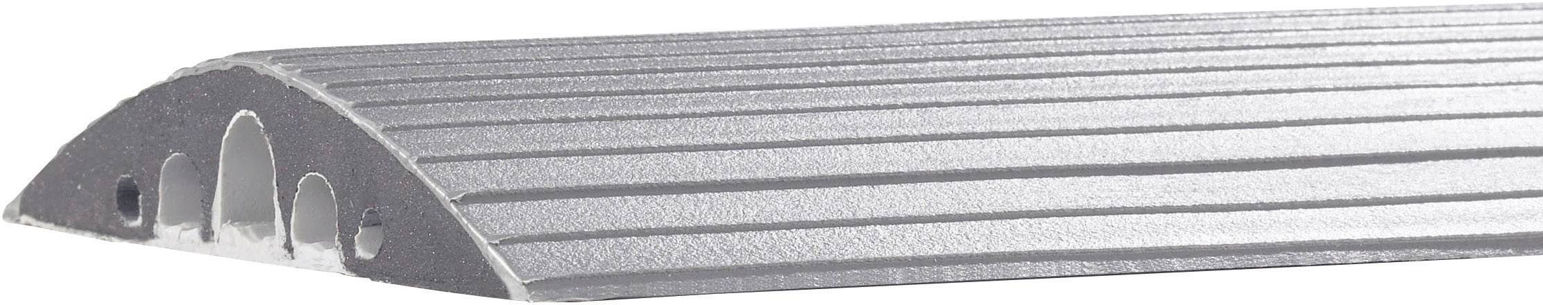 Protège-câbles TPE (mélange de caoutchouc inodore) gris foncé Serpa B9 5.01046.7043 Nombre de canaux: 3 Longueur 3000 mm 1 pc(s)