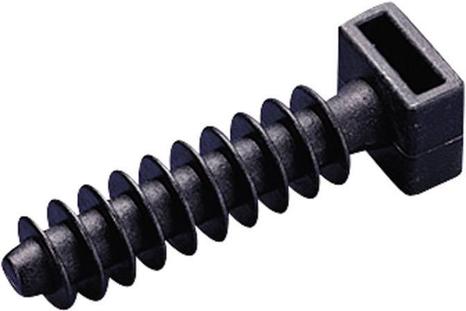 Support de câble Plage de Ø du faisceau: 9 mm (max) TRU COMPONENTS TC-CHR8203 1593022 noir