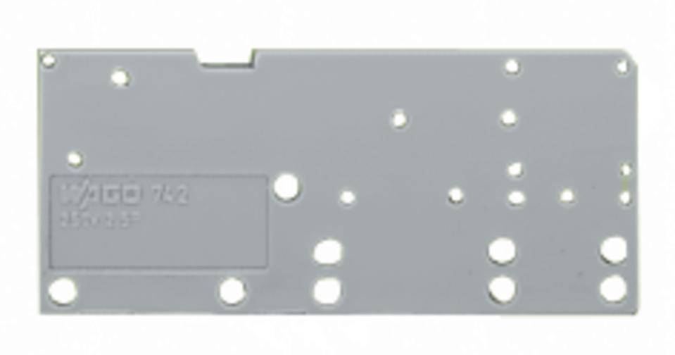 Plaque d'extrémité WAGO 742-152 gris 300 pc(s)