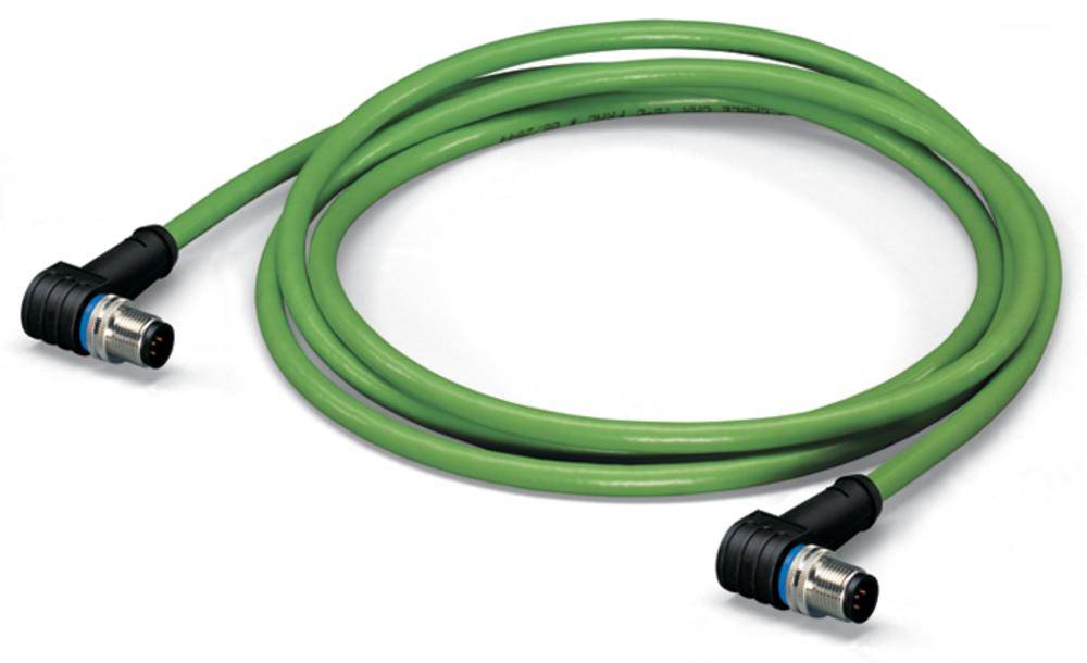 Câble ETHERNET-/PROFINET coudé WAGO 756-1204/060-200 Contenu: 1 pc(s)