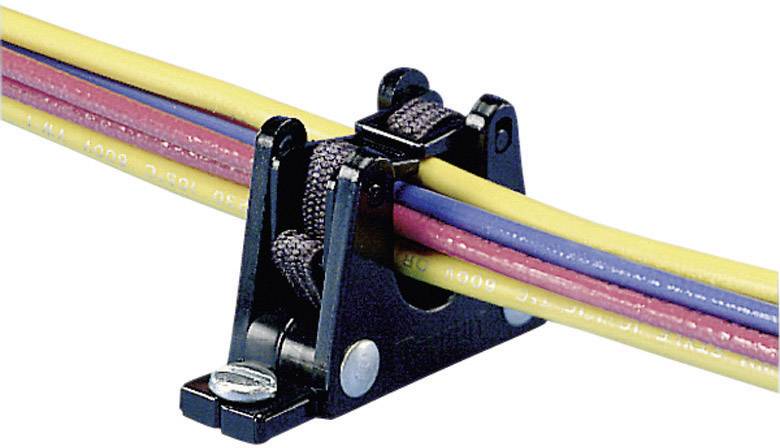 Panduit ER1.25-E4-X Embase de fixation vissable ER1.25-E4-X Plage de Ø du faisceau 32 mm (max) avec attache noir 1 pc(s)