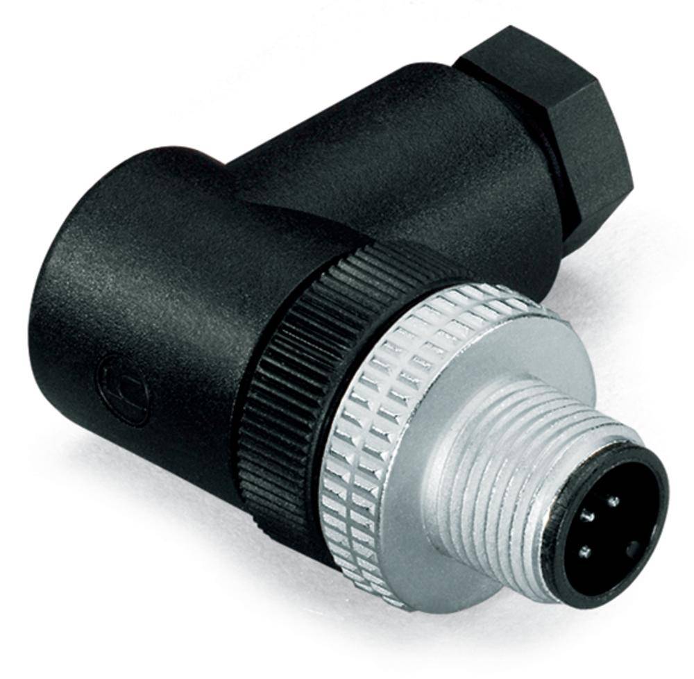Connecteur pour câble de capteur/actionneur 5 pôles mâle coudé M12 Contenu: 5 pc(s) WAGO