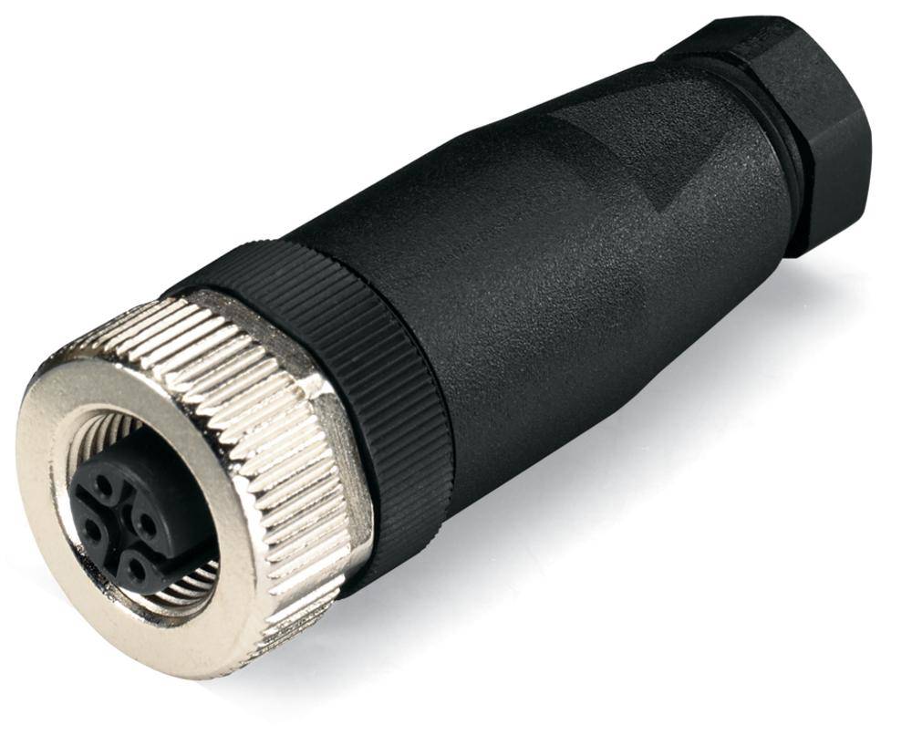 Connecteur pour câble de capteur/actionneur 5 pôles femelle droit M12 Contenu: 5 pc(s) WAGO