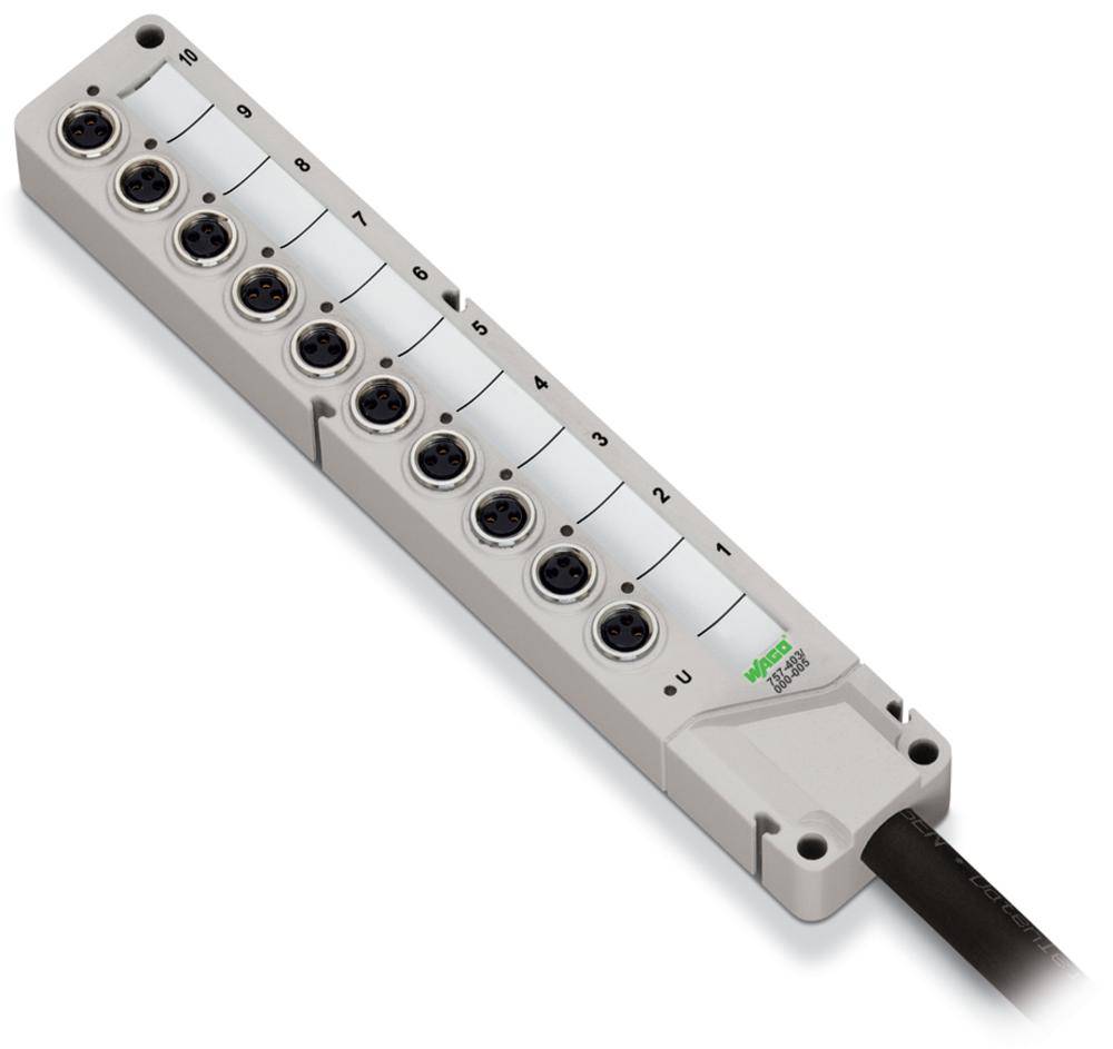 Répartiteur passif M8 filetage métal WAGO 757-483/000-010 1 pc(s)