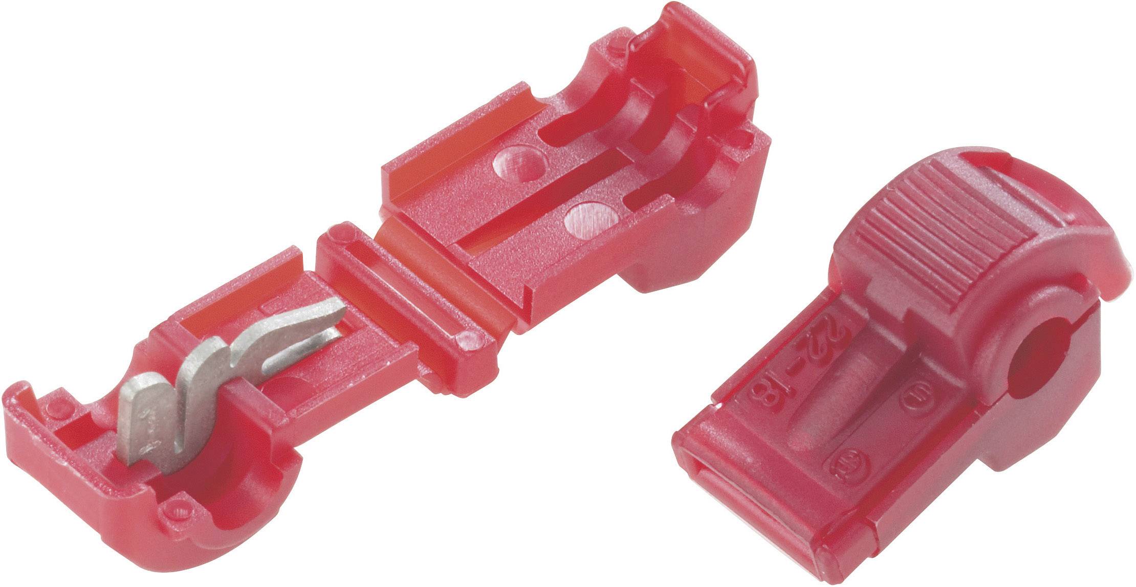 Raccord de dérivation 3M 951 flexible: 0.5-0.8 mm² rigide: 0.5-0.8 mm² Nombre de pôles: 2 rouge