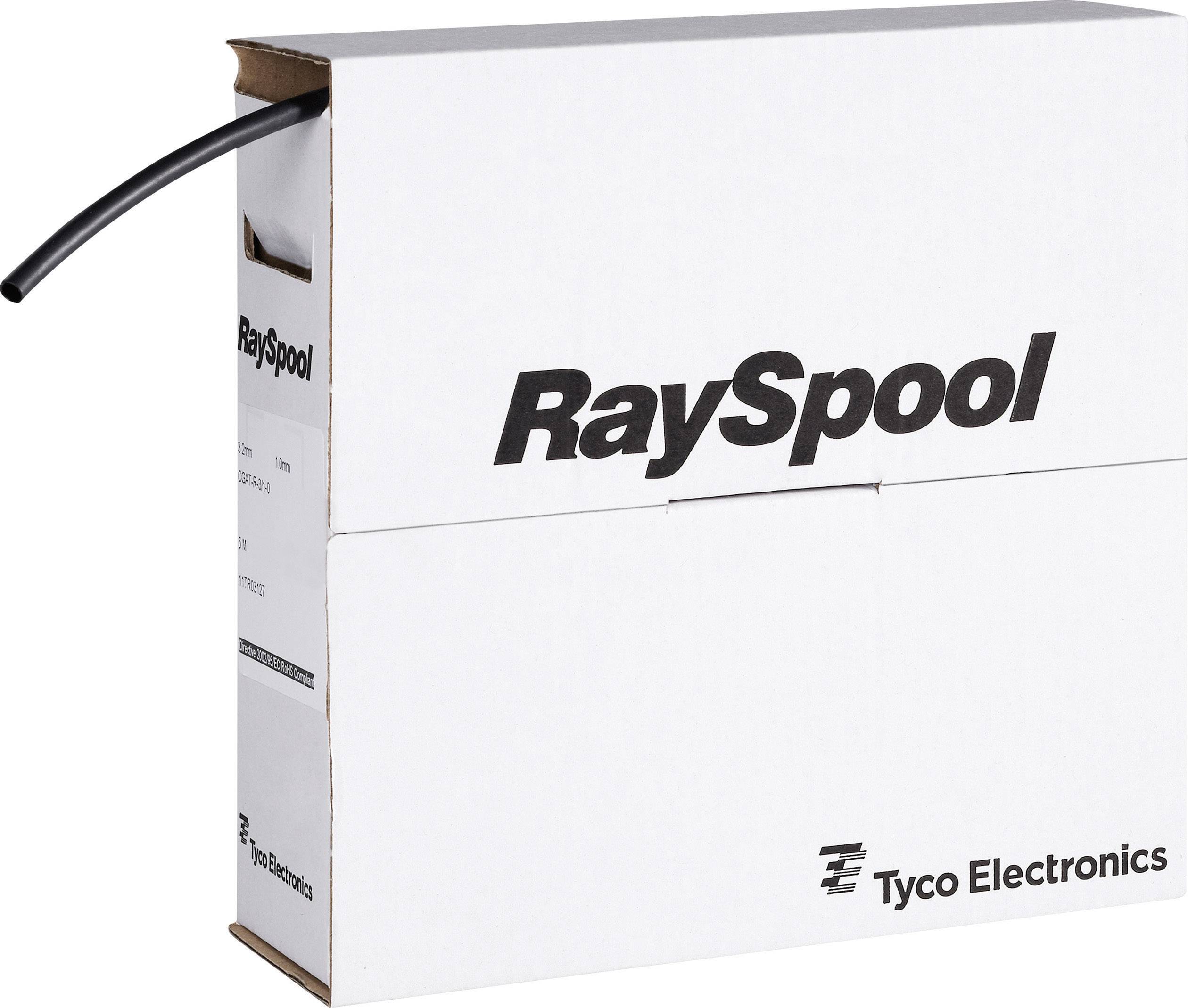 TE Connectivity CGAT-R-24/8-0 Gaine thermorétractable avec colle noir 24 mm 8 mm Taux de retreint:3:1 1.5 m