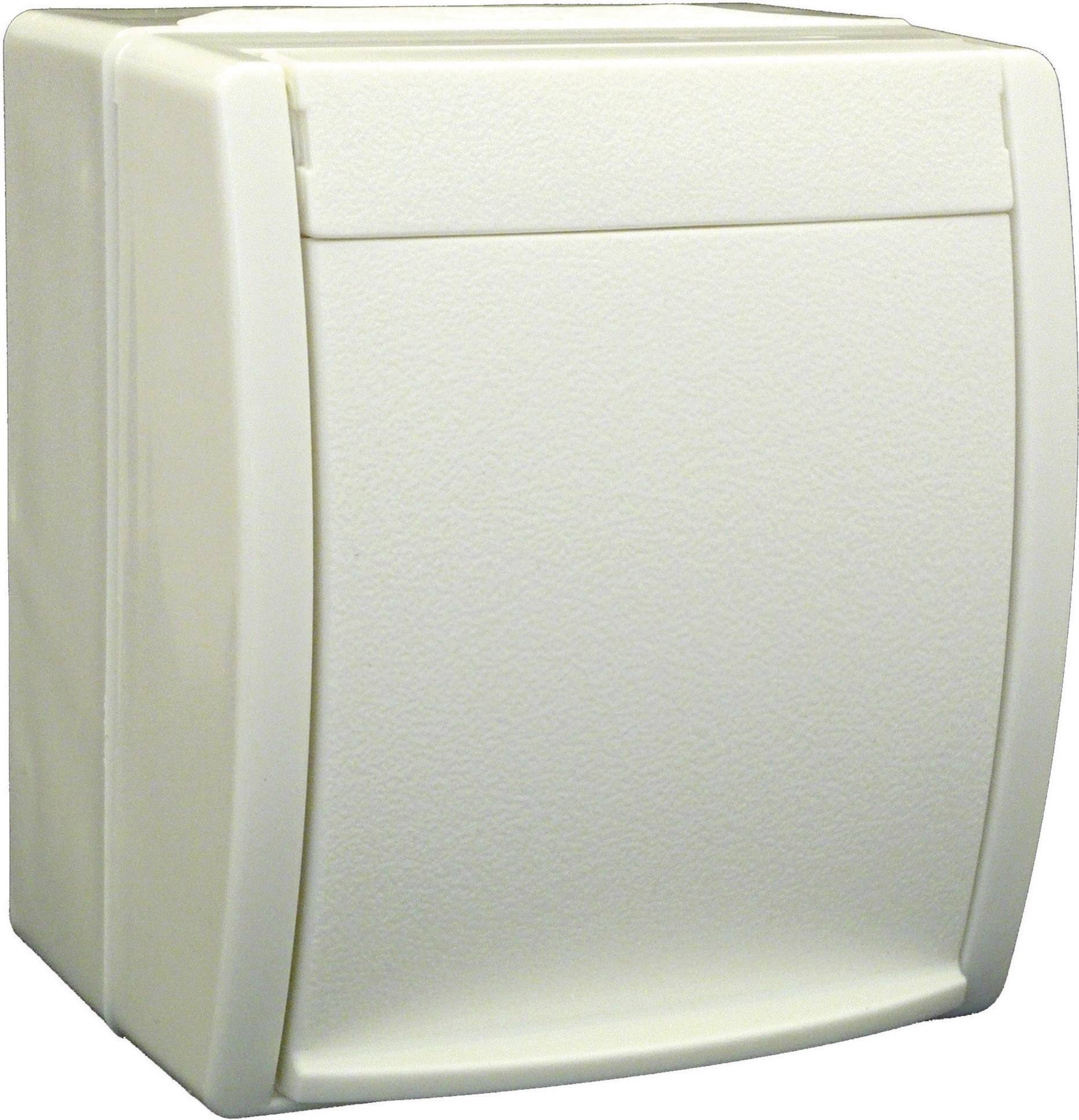 Prise 2P+T Busch-Jaeger 20 EW-54 Ocean en saillie blanc