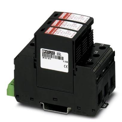 Dispositif antisurtension Phoenix Contact VAL-MS-T1/T2 335/12.5/3+0-FM 2800188 12.5 kA