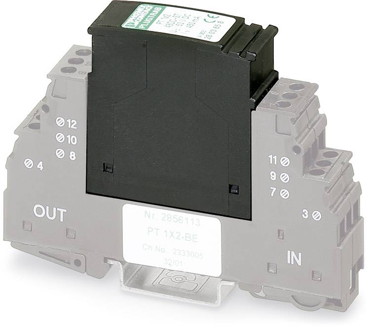 Cartouche parafoudre Phoenix Contact PT 1X2-24AC-ST 2856058 10 kA jeu de 10