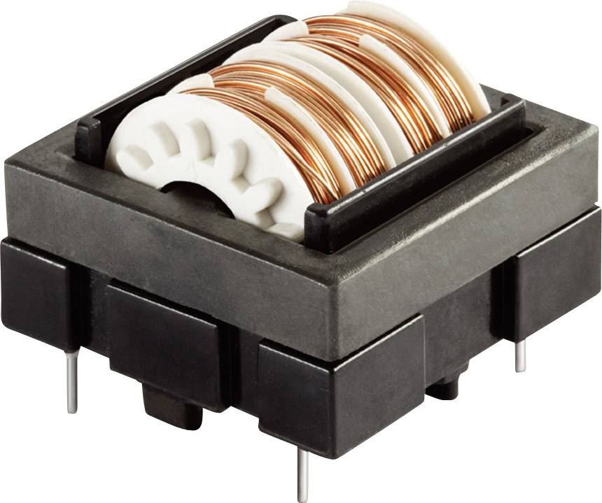 Filtre antiparasite Schaffner EH24-4,0-02-0M5 250 V/AC 4 A 0.5 mH (L x l x H) 24 x 24 x 20 mm