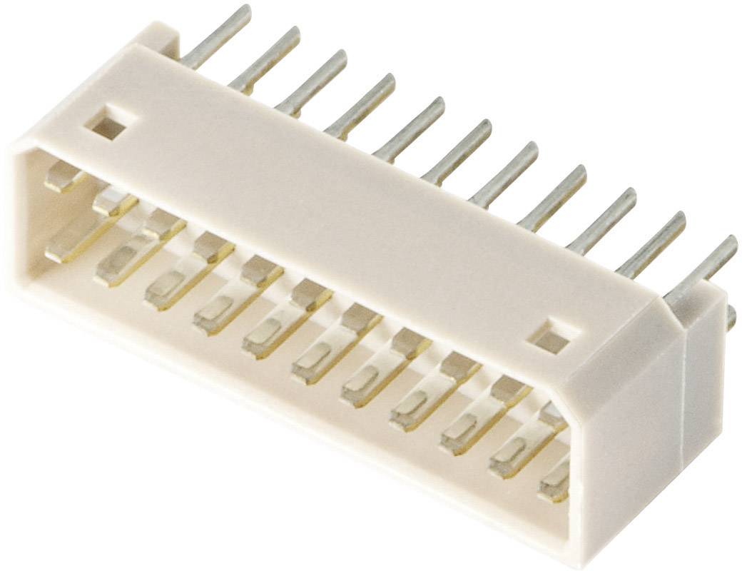 Boîtier mâle (platine) série JED JST 08P-JED Nbr total de pôles 8 Pas: 1.25 mm