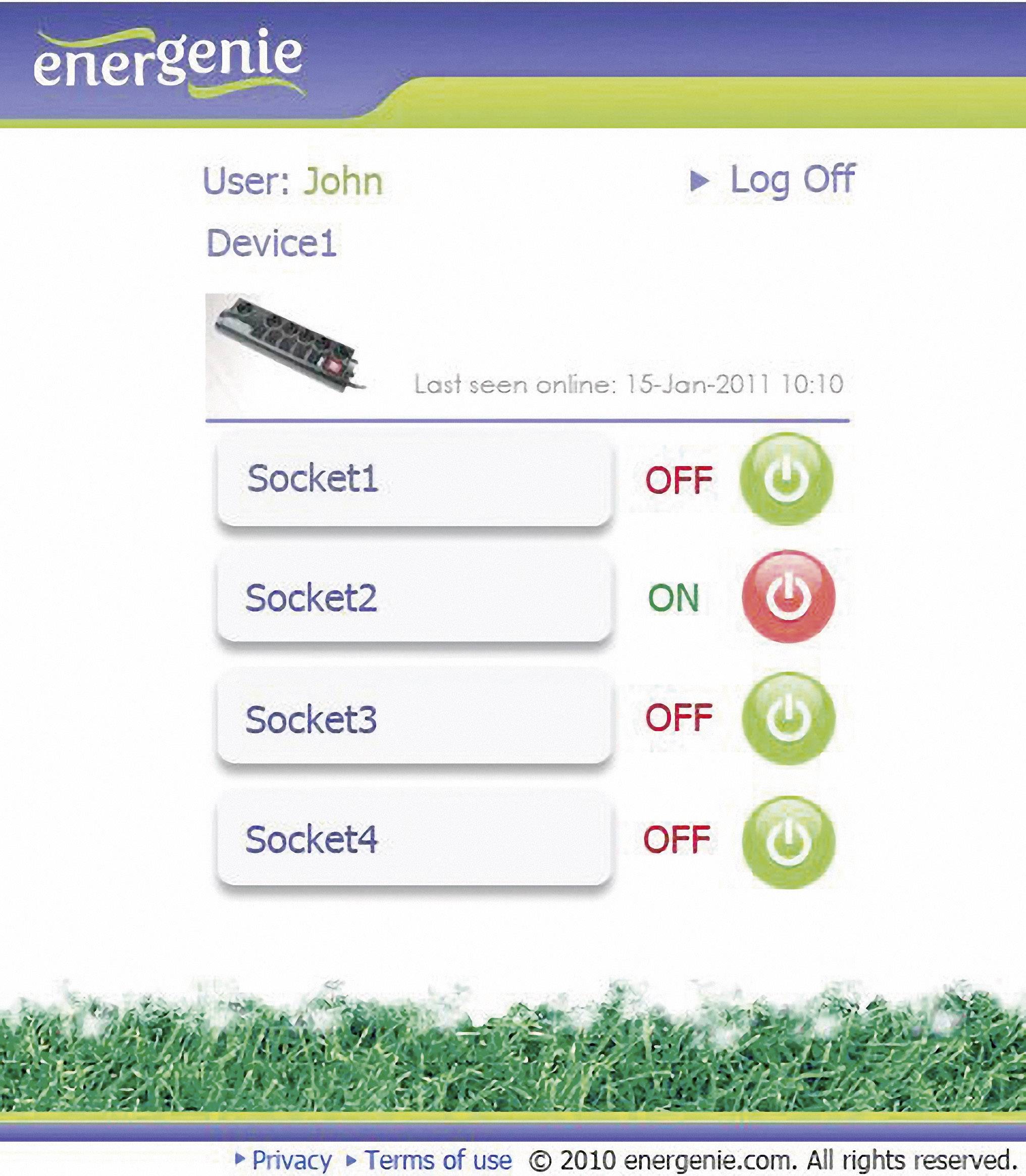 Multiprise avec parasurtenseur programmable x6 Gembird EG-PMS2-LAN EG-PMS2-LAN noir