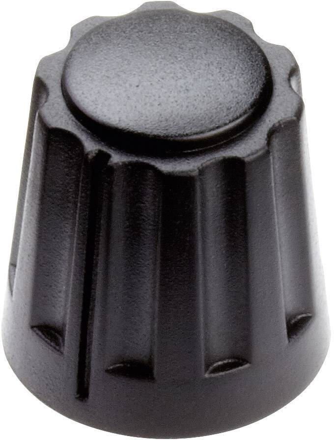Tête de bouton rotatif Mentor 4331.6000 noir (Ø x H) 14.5 mm x 14 mm