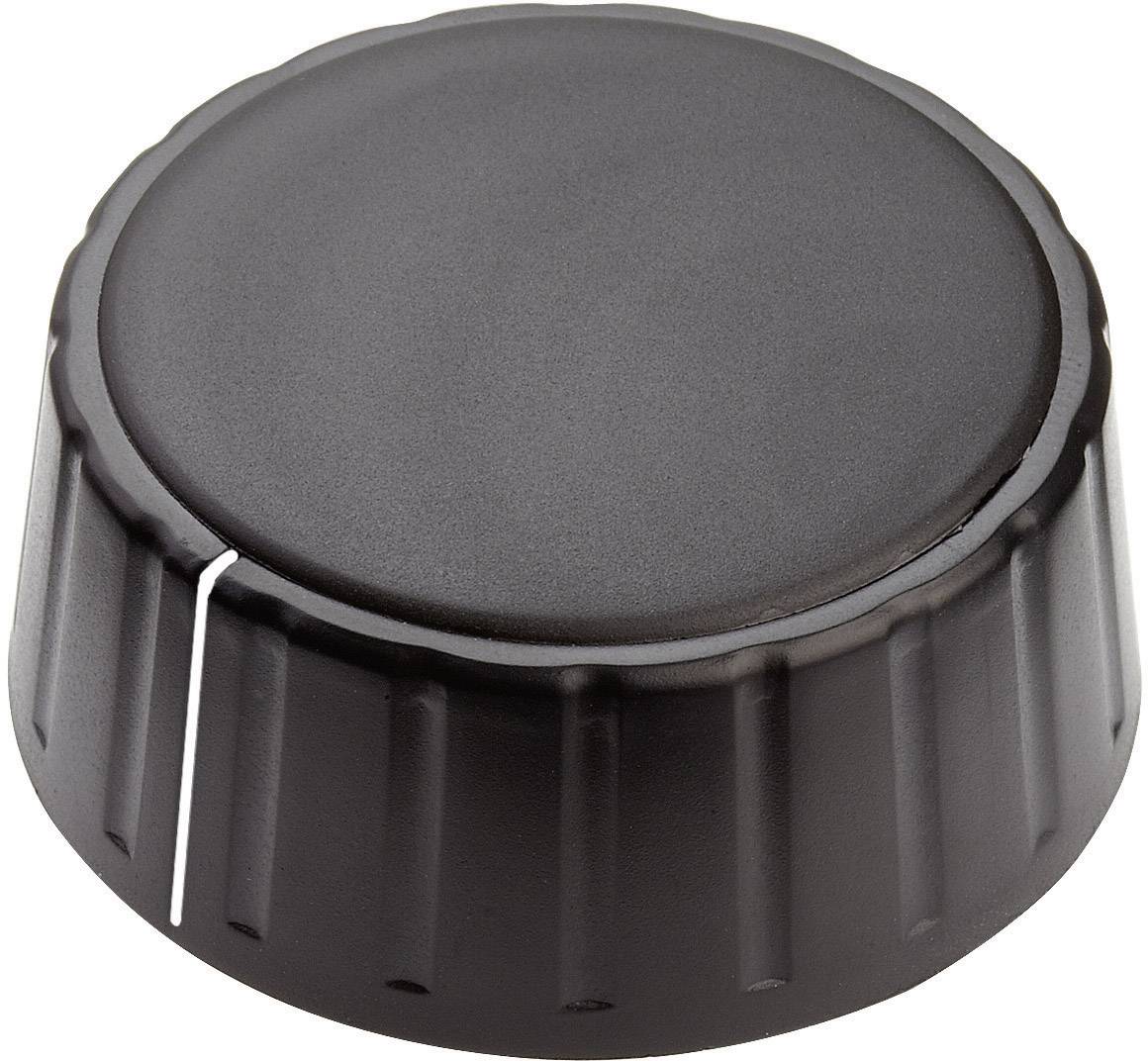 Tête de bouton rotatif Mentor 4335.6001 avec pointeur noir (Ø x H) 48 mm x 19 mm 1 pc(s)