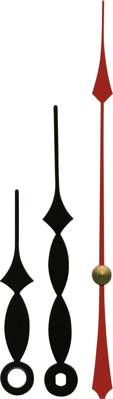 Lot d'aiguilles EUROTIME 195706 aluminium noir