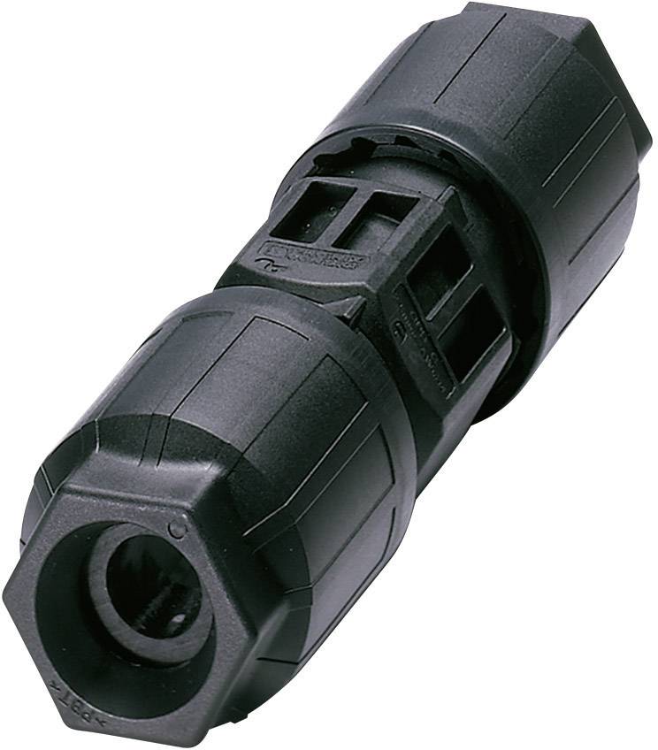 "Prolongateur de câble QUICKON Phoenix Contact QPD C 4PE2,5 2X6-11 BK 1403838 1 pc