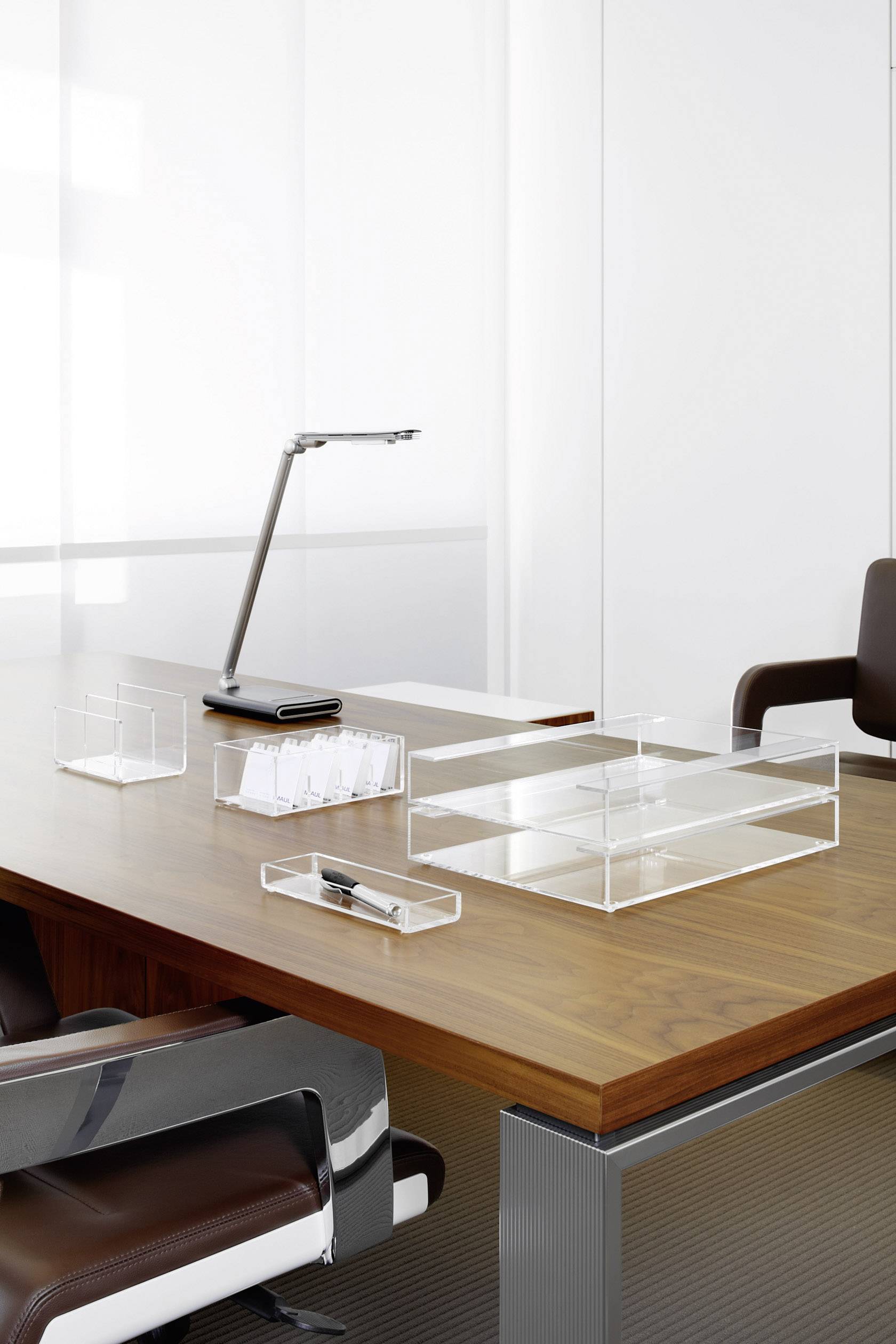 Maul MAULpure 8202295 Lampe de bureau à LED LED LED intégrée CEE: E (A - G) argent