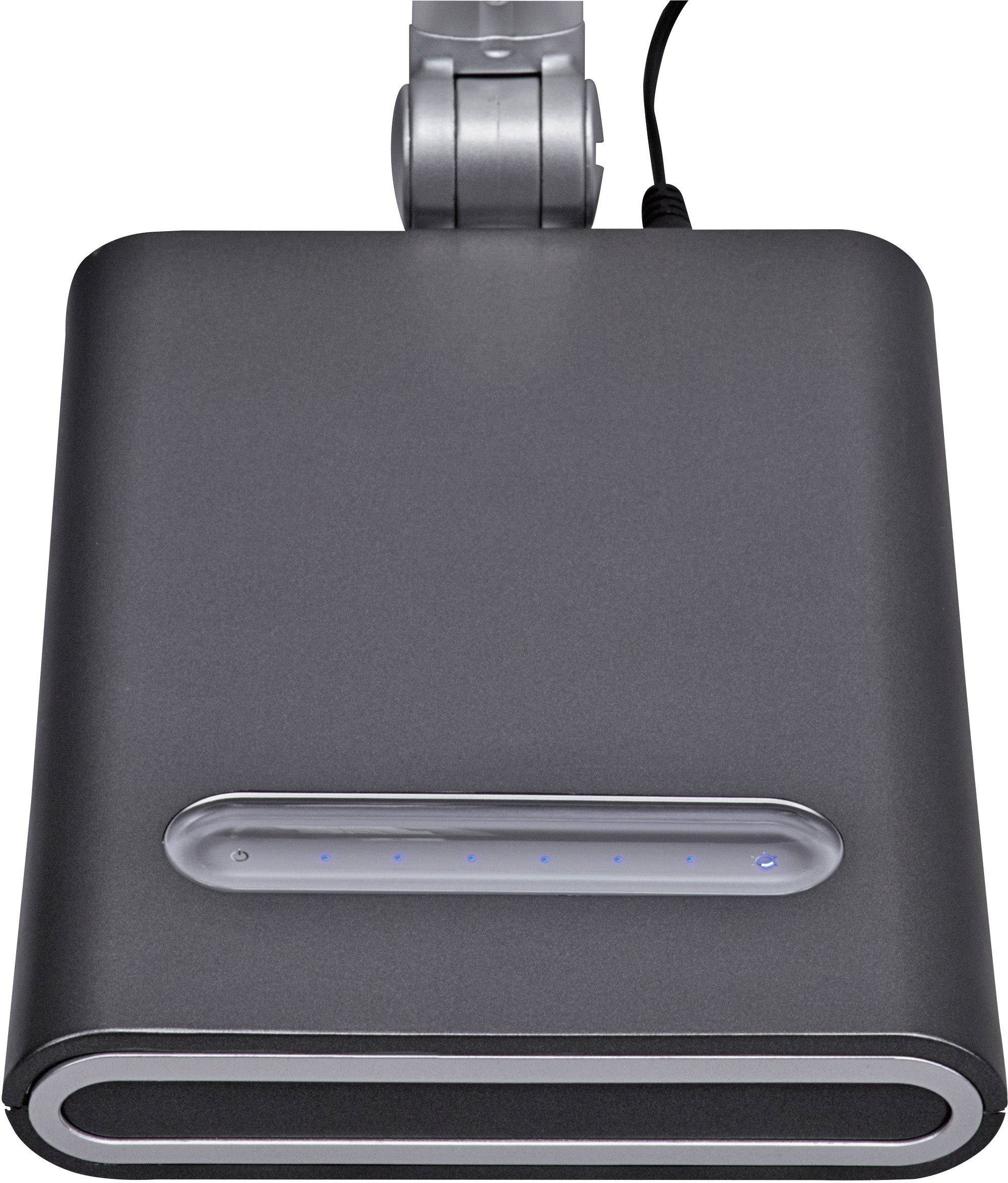 Maul MAULpure 8202295 Lampe de bureau à LED LED LED intégrée CEE: E (A - G) argent