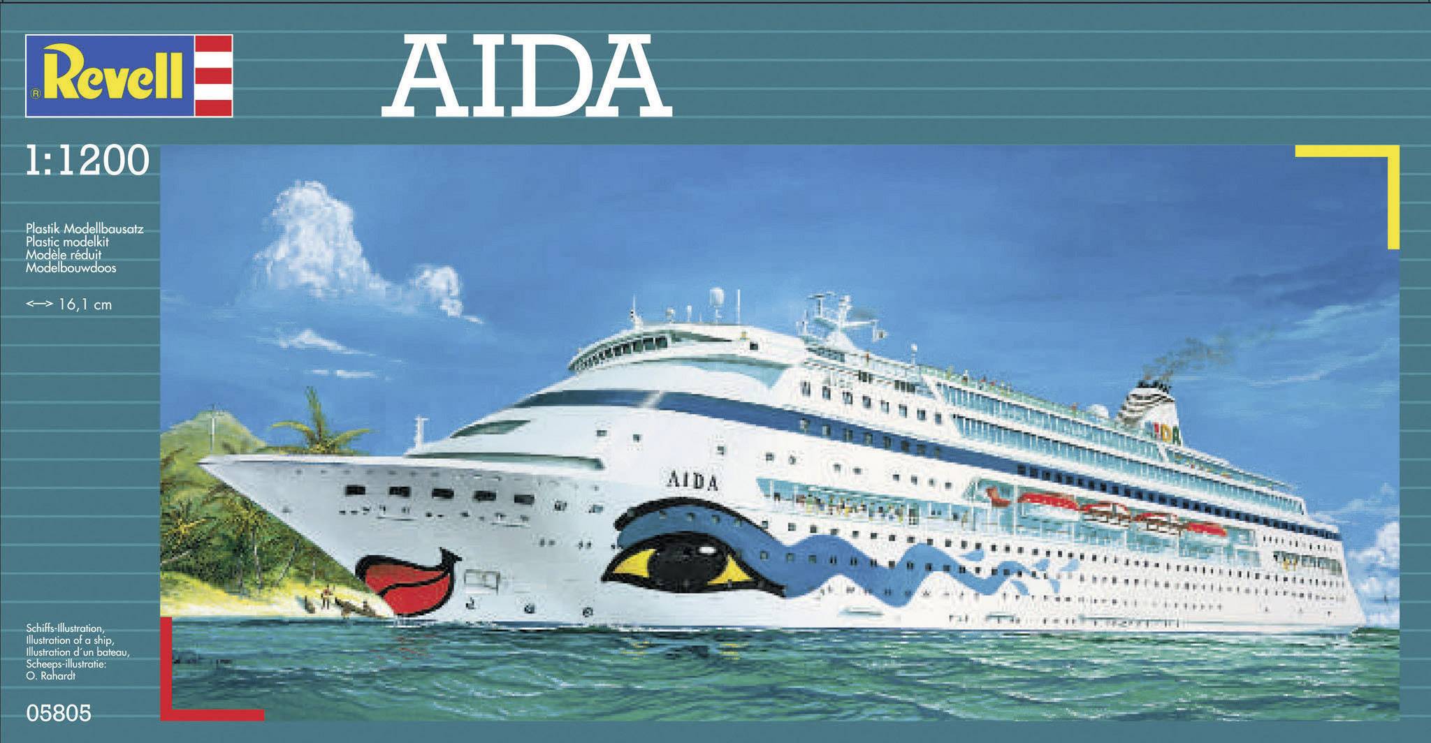 Maquette de bateau Revell 05805 Aida 1:1200