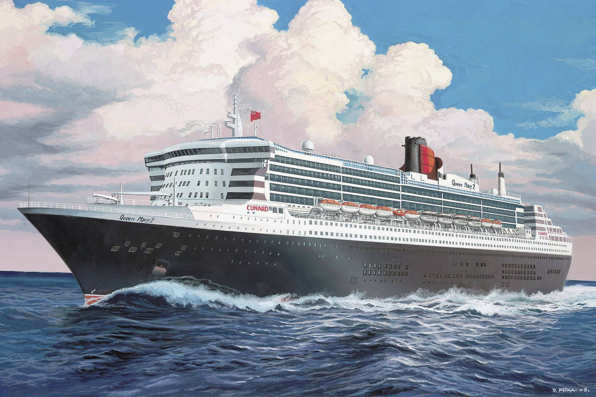 Maquette de bateau Revell 05808 Ocean liner Queen Mary 2 1:1200