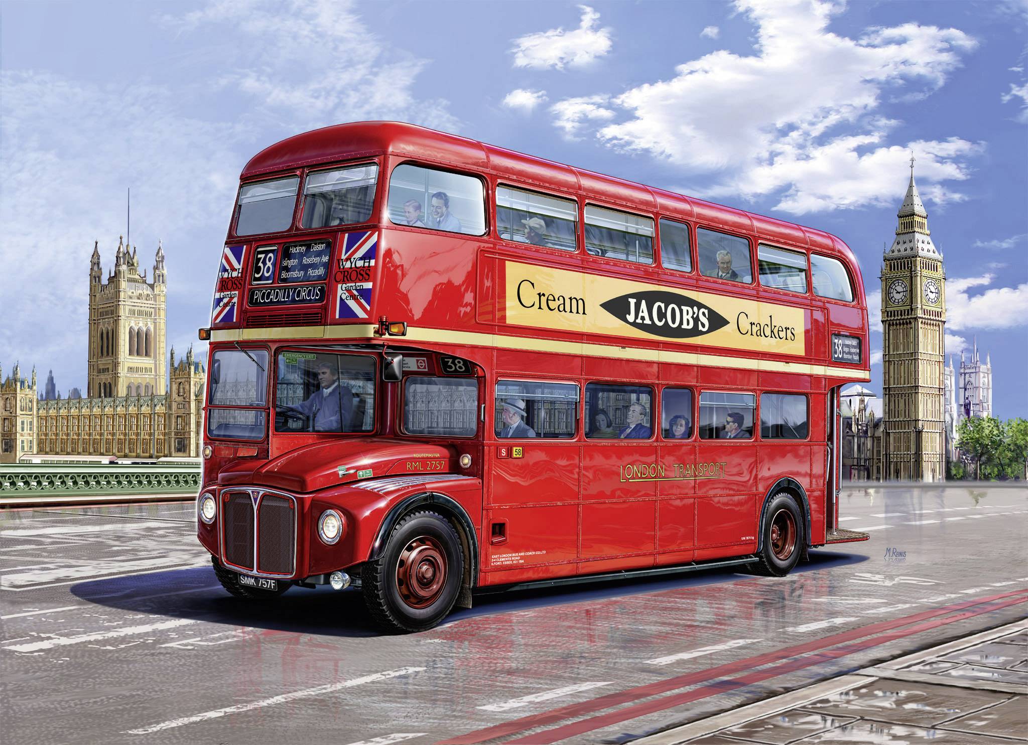 Maquette de bus Revell 07651 London Bus 1:24