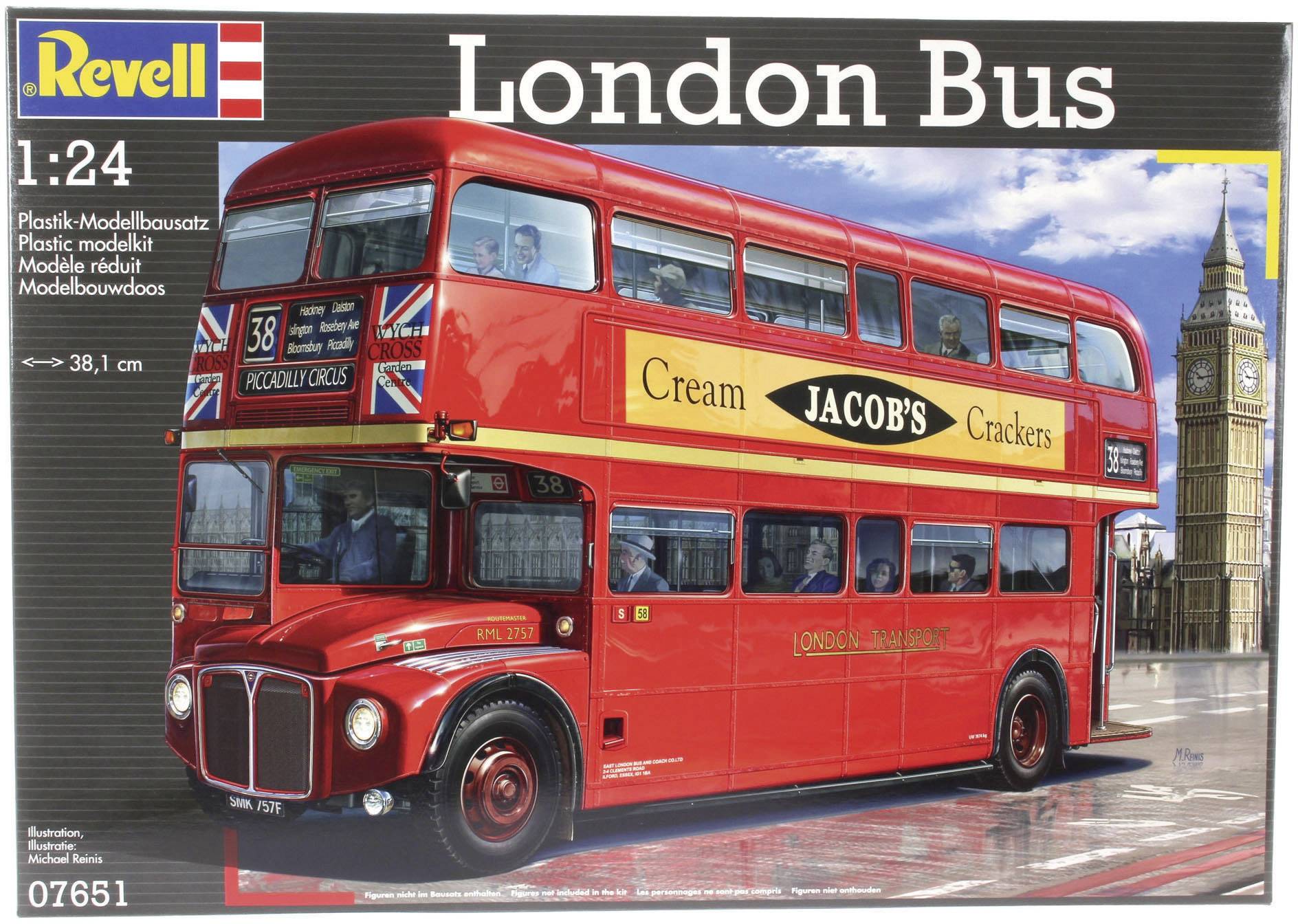 Maquette de bus Revell 07651 London Bus 1:24